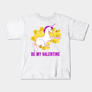 Valentine Unicorn Kids T-Shirt